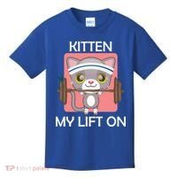 Kitten My lift On Kids T-Shirt thumb 0
