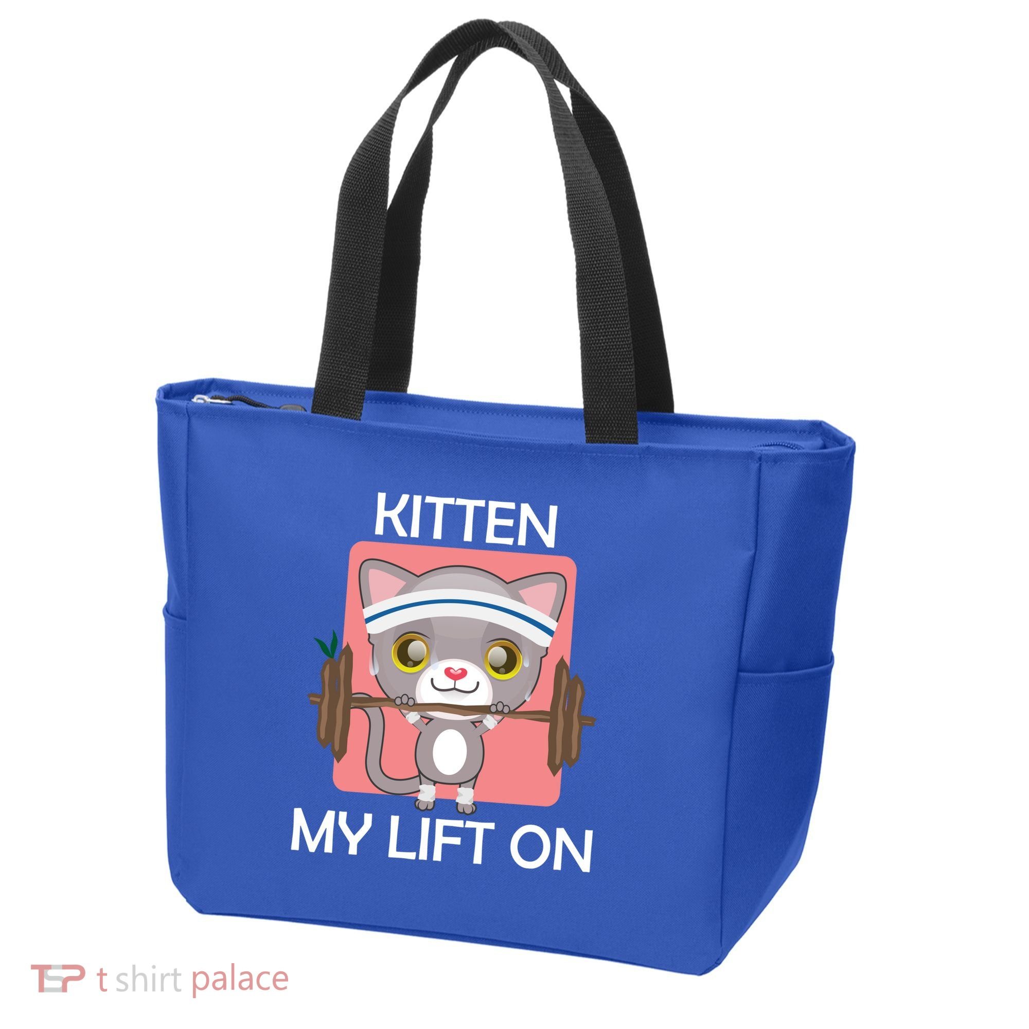 Kitten My lift On Tote Bag