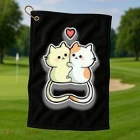 Kitty Love Golf Towel thumb 1