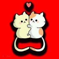 Kitty Love Santa Hat thumb 1