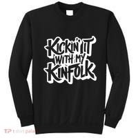 Kickin It With My Kinfolk Funny Family Reunion Sweatshirt thumb 0