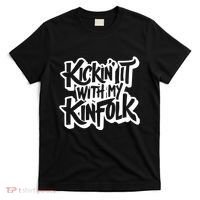 Kickin It With My Kinfolk Funny Family Reunion T-Shirt thumb 0