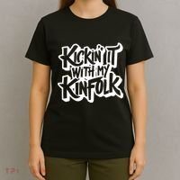 Kickin It With My Kinfolk Funny Family Reunion T-Shirt thumb 4