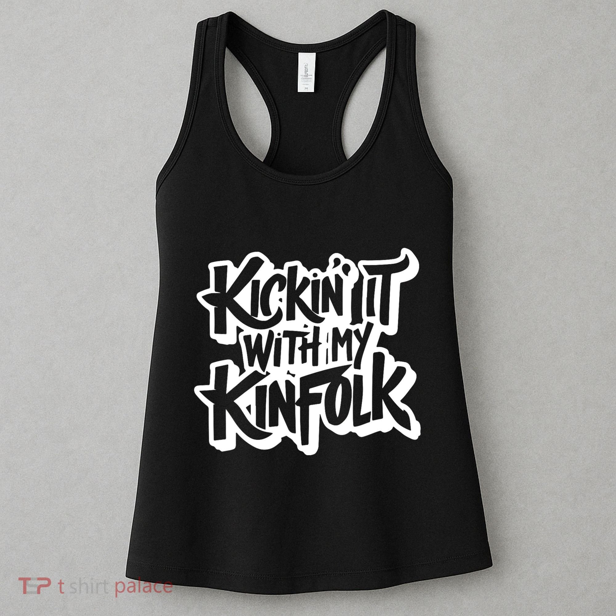 Kickin It With My Kinfolk Funny Family Reunion Women's Tank Top