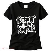 Kickin It With My Kinfolk Funny Family Reunion Women's T-Shirt thumb 0