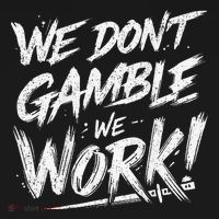 Kendu Inu We DonT Gamble We Work (Front & Back) Backpack thumb 2