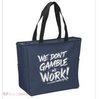Kendu Inu We DonT Gamble We Work (Front & Back) Tote Bag thumb 2