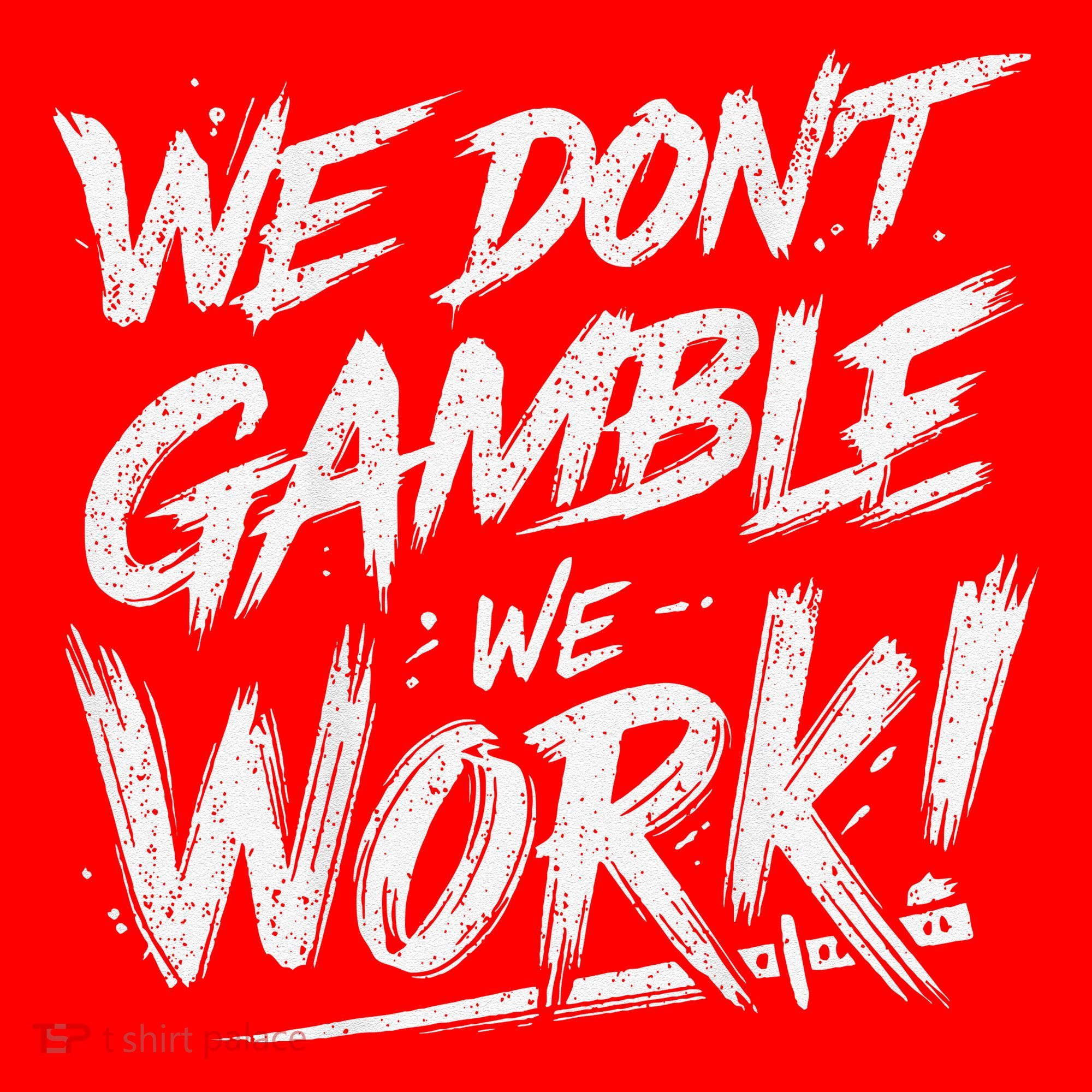Kendu Inu We DonT Gamble We Work (Front & Back) Santa Hat