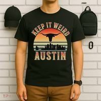 Keep It Weird Austin Vintage AustinTexas T-Shirt thumb 6