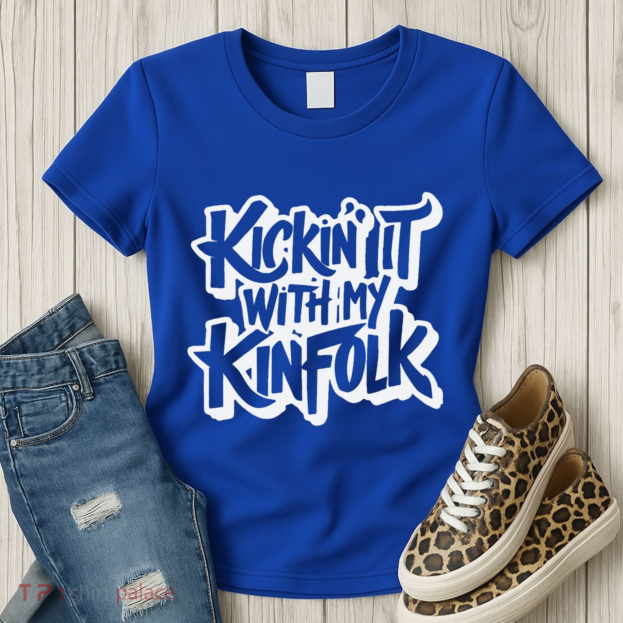 Kickin It With My Kinfolk Family Reunion Women's T-Shirt