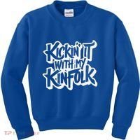 Kickin It With My Kinfolk Family Reunion Kids Sweatshirt thumb 0