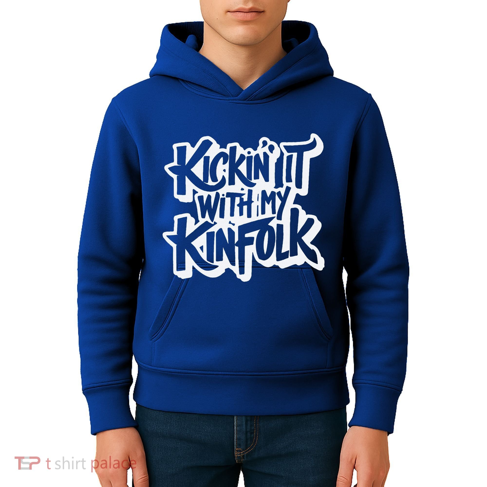 Kickin It With My Kinfolk Family Reunion Kids Hoodie