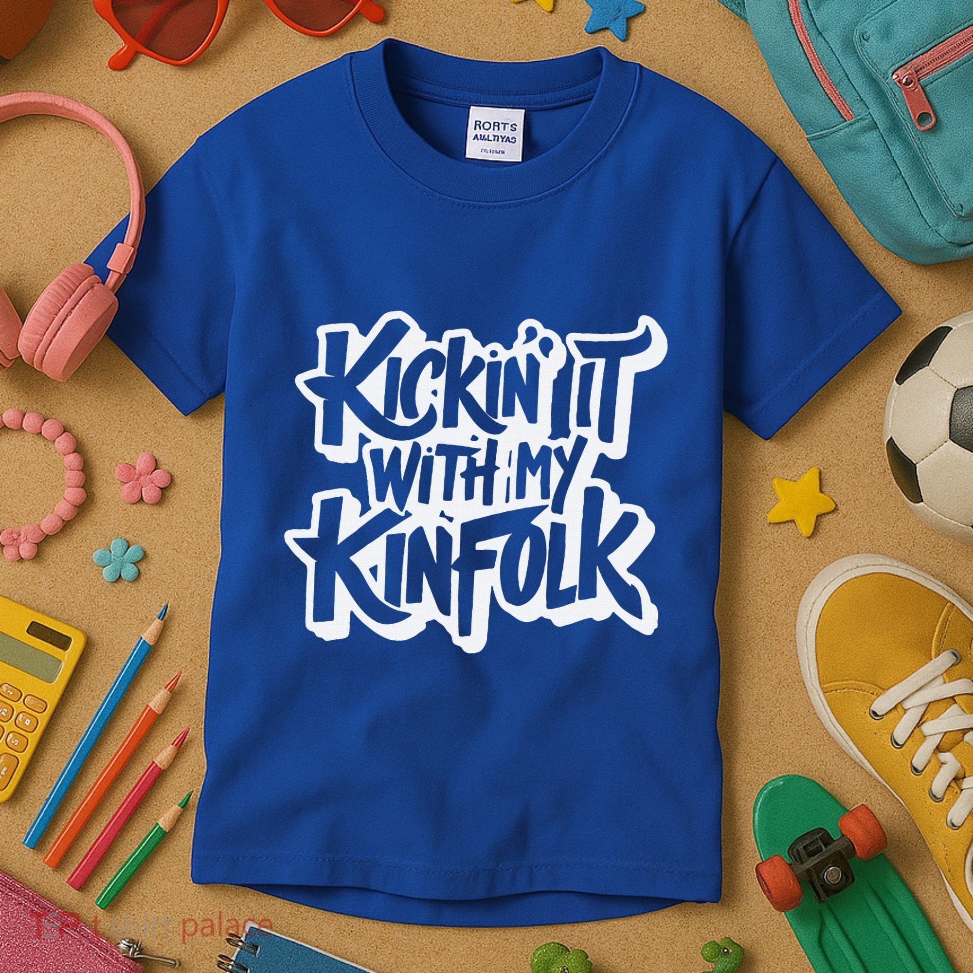 Kickin It With My Kinfolk Family Reunion Kids T-Shirt