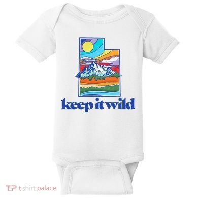 Keep It Wild Utah Vintage Nature Baby Bodysuit