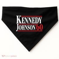 Kennedy Johnson 1960 Retro CampaignKennedy Johnson 1960 Retro Campaign USA-Made Doggie Bandana thumb 0