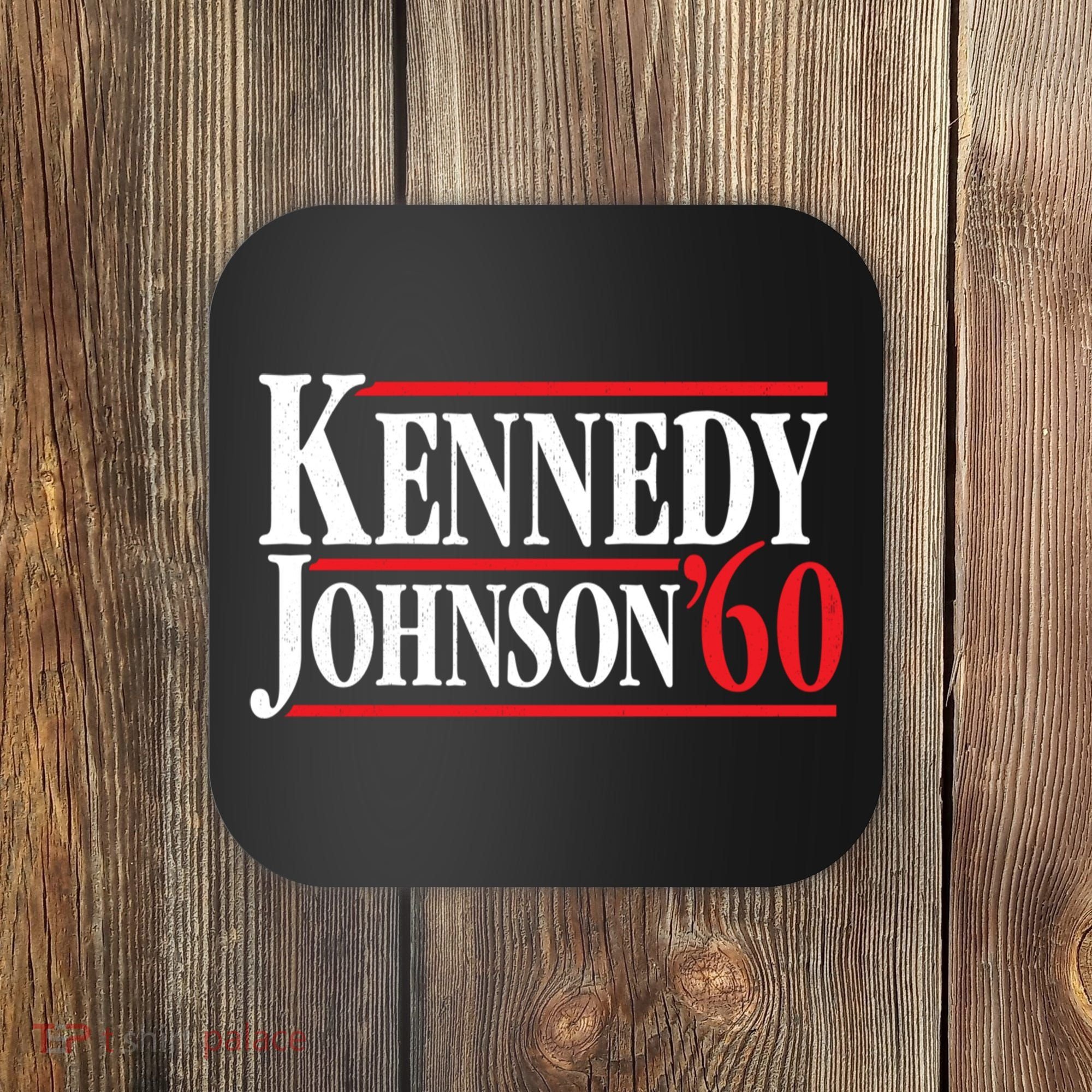 Kennedy Johnson 1960 Retro CampaignKennedy Johnson 1960 Retro Campaign Coaster