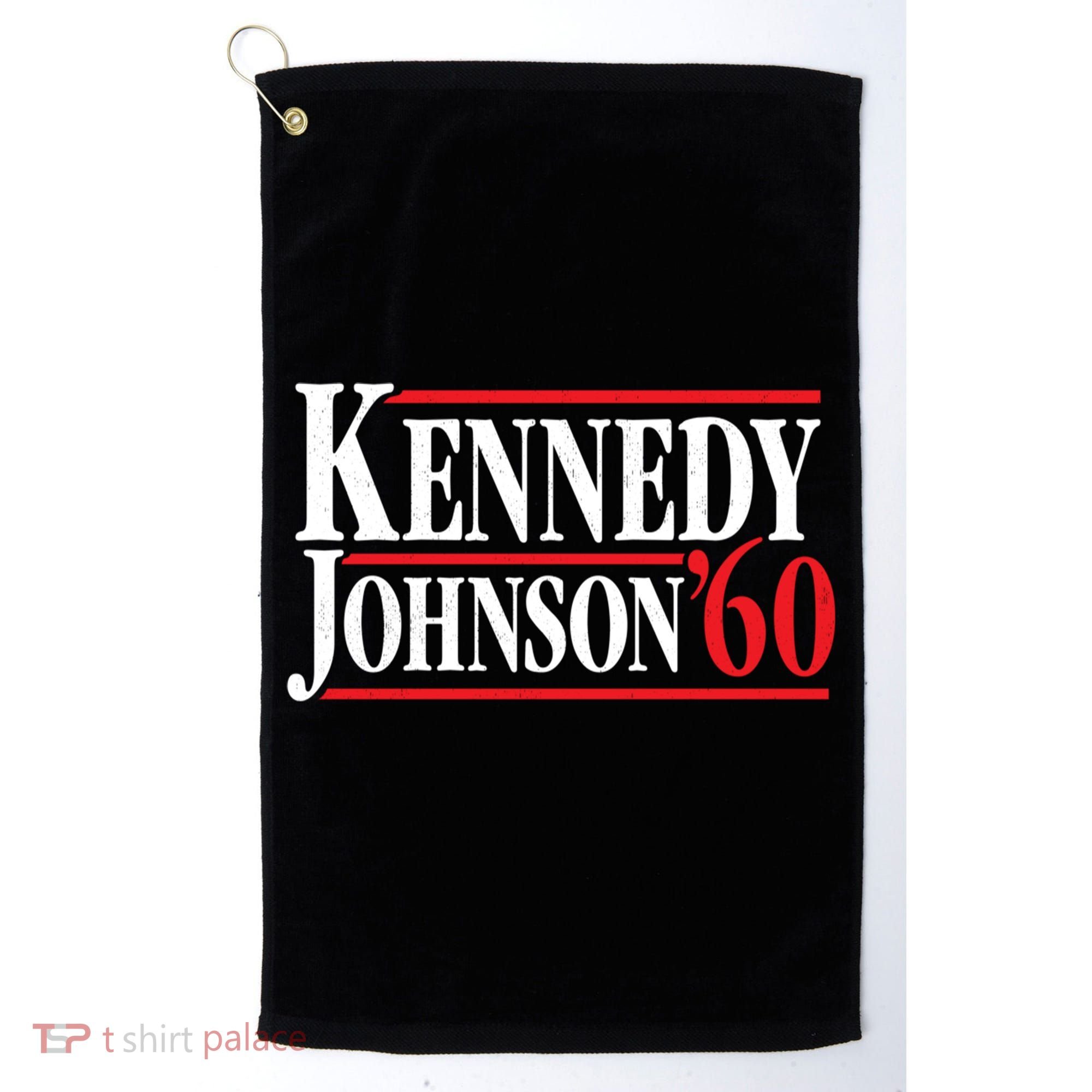 Kennedy Johnson 1960 Retro CampaignKennedy Johnson 1960 Retro Campaign Golf Towel
