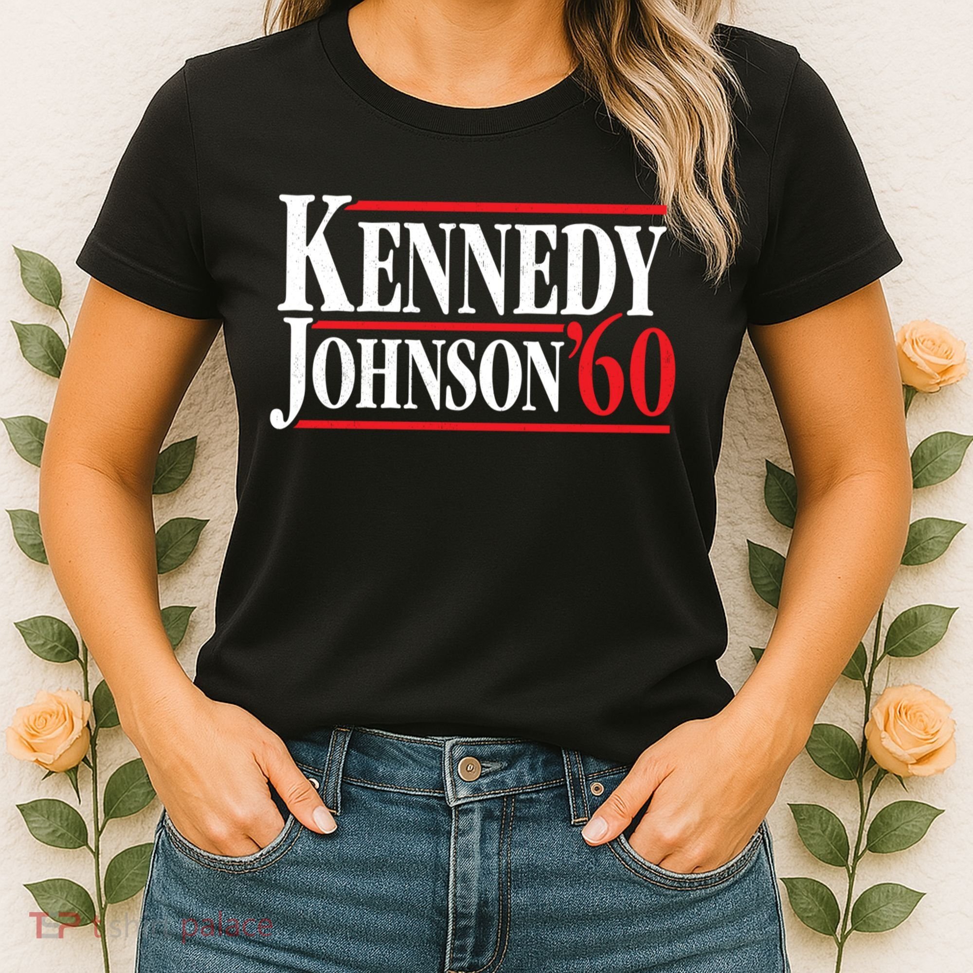 Kennedy Johnson 1960 Retro CampaignKennedy Johnson 1960 Retro Campaign Women's T-Shirt