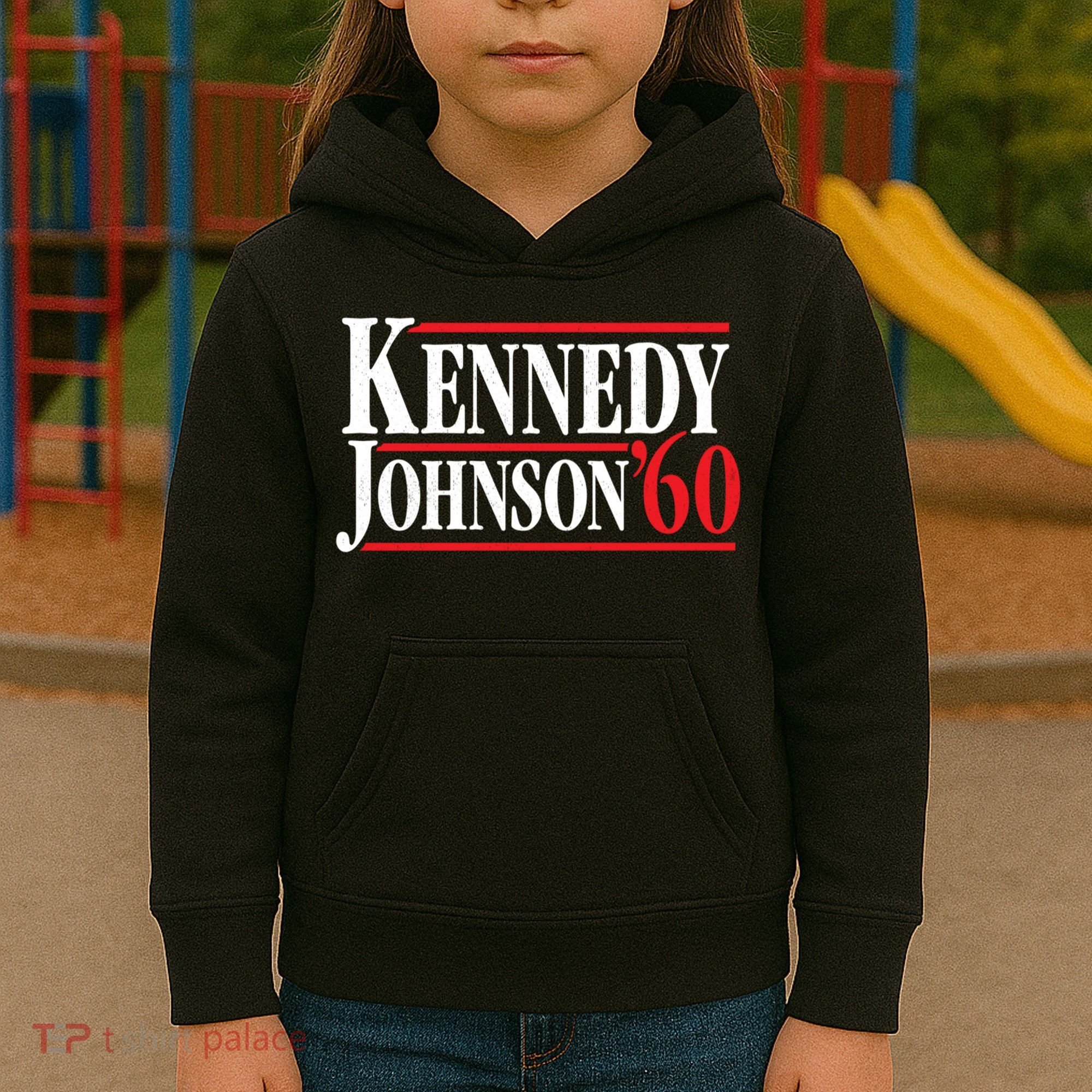 Kennedy Johnson 1960 Retro CampaignKennedy Johnson 1960 Retro Campaign Kids Hoodie