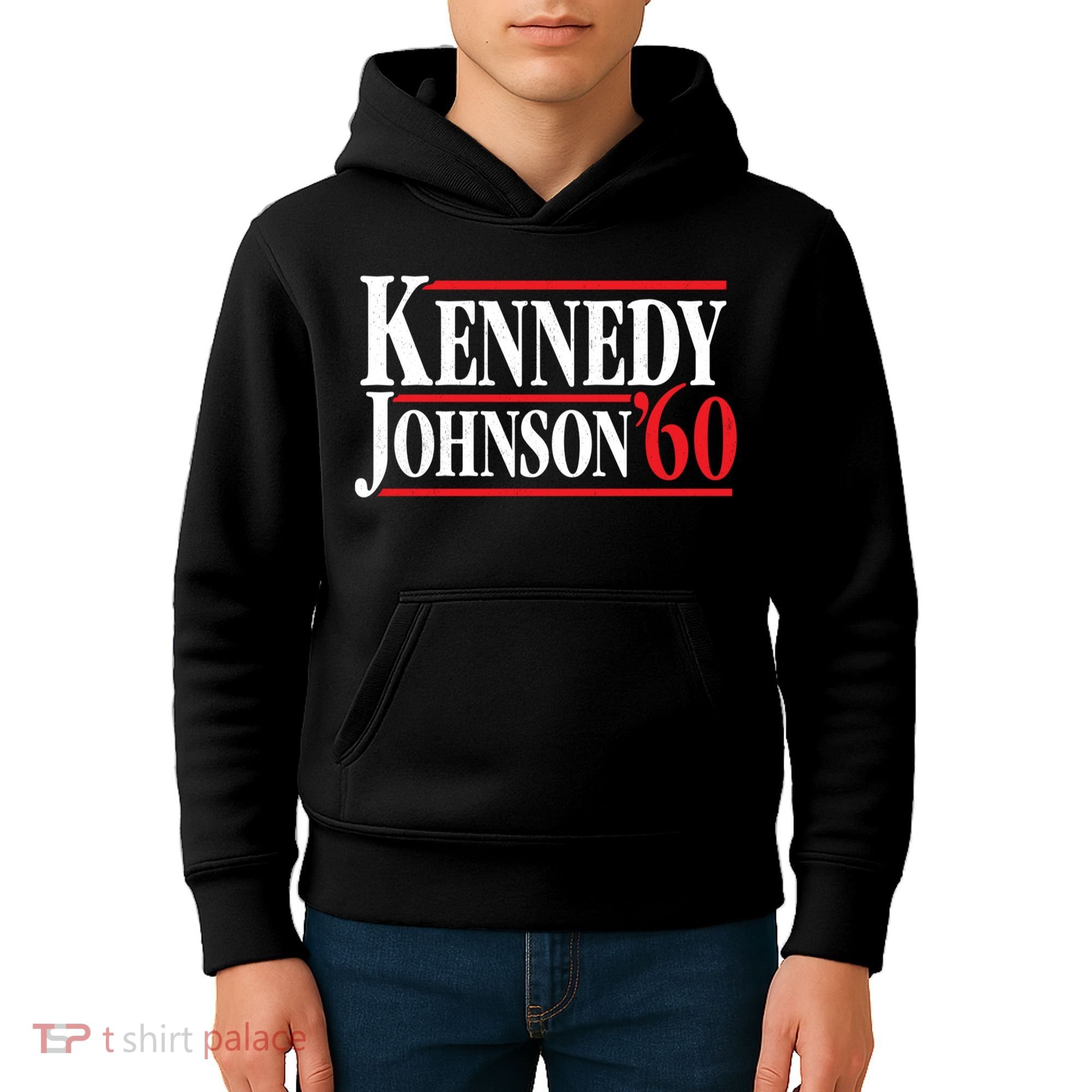 Kennedy Johnson 1960 Retro CampaignKennedy Johnson 1960 Retro Campaign Kids Hoodie