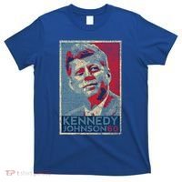 Kennedy Johnson 1960 Retro Campaign 4th Of July President Meaningful Gift T-Shirt thumb 0