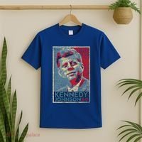 Kennedy Johnson 1960 Retro Campaign 4th Of July President Meaningful Gift T-Shirt thumb 2