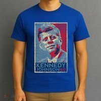 Kennedy Johnson 1960 Retro Campaign 4th Of July President Meaningful Gift T-Shirt thumb 3