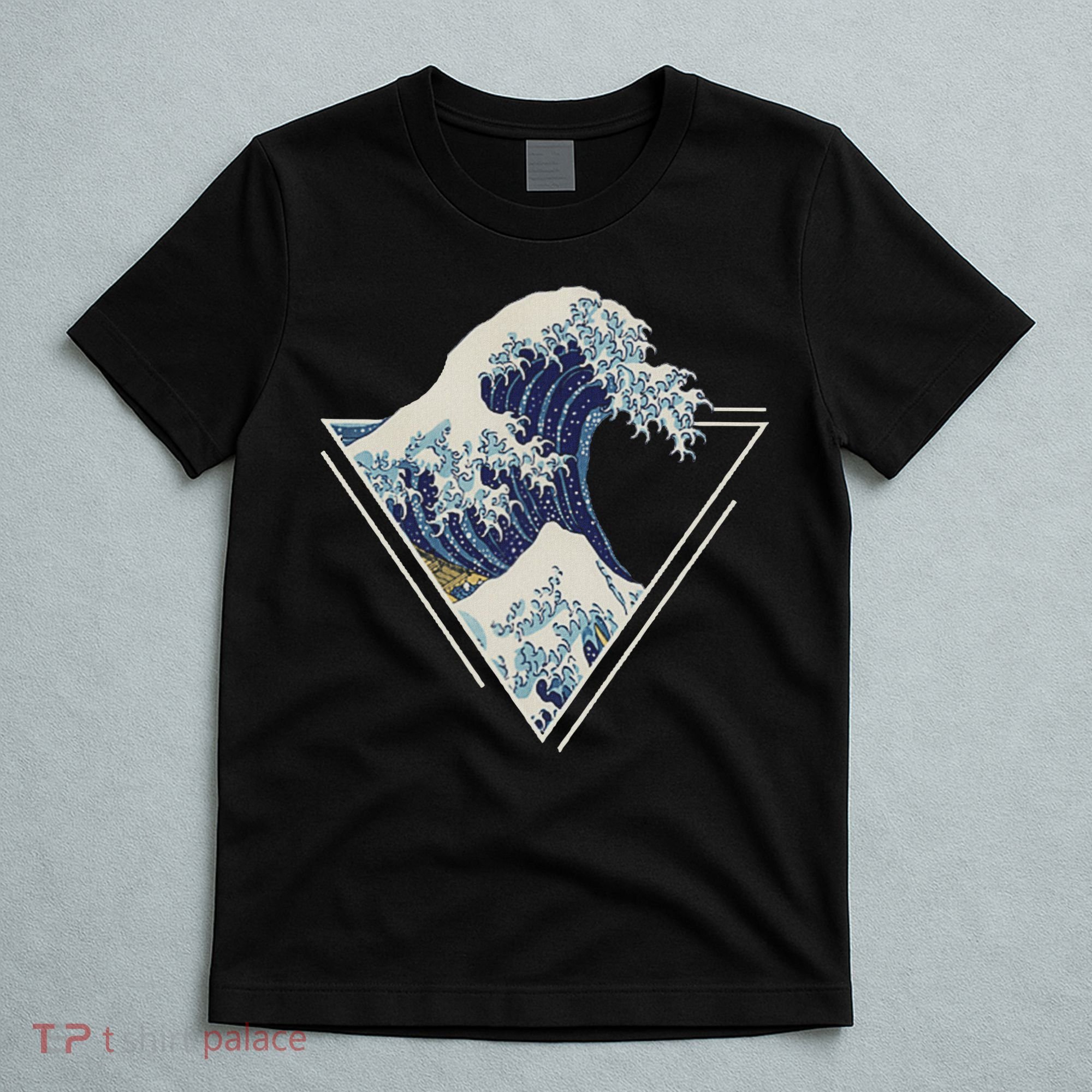 Kanagawa Japanese Art The Great Wave Vintage Aesthetic T-Shirt