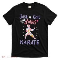 Karate Just A Girl Who Loves Karate Gift T-Shirt thumb 0