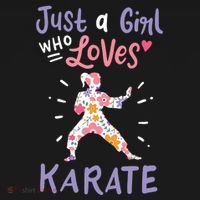 Karate Just A Girl Who Loves Karate Gift T-Shirt thumb 7