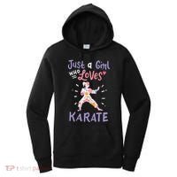Karate Just A Girl Who Loves Karate Gift Women's Hoodie thumb 0