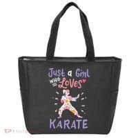 Karate Just A Girl Who Loves Karate Gift Tote Bag thumb 0