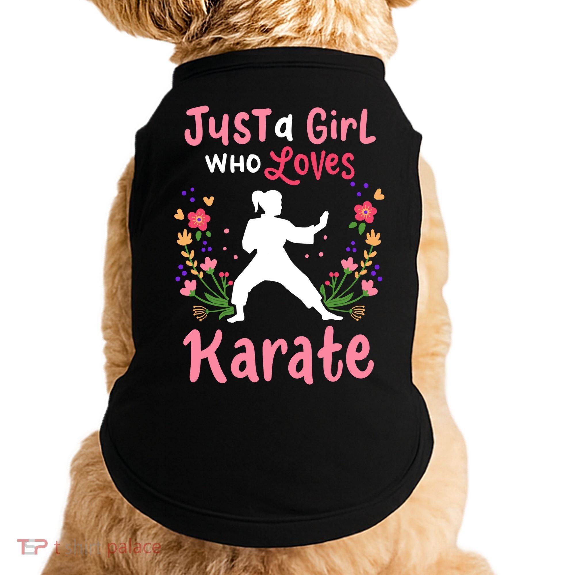 Karate Just A Who Loves Karate Gift Doggie Tank
