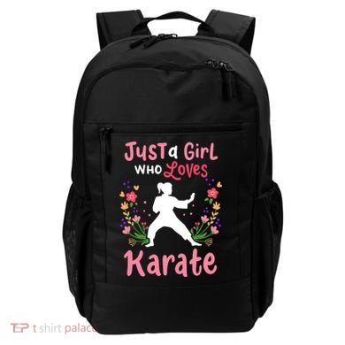 Karate Just A Who Loves Karate Gift Backpack