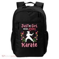 Karate Just A Who Loves Karate Gift Backpack thumb 0