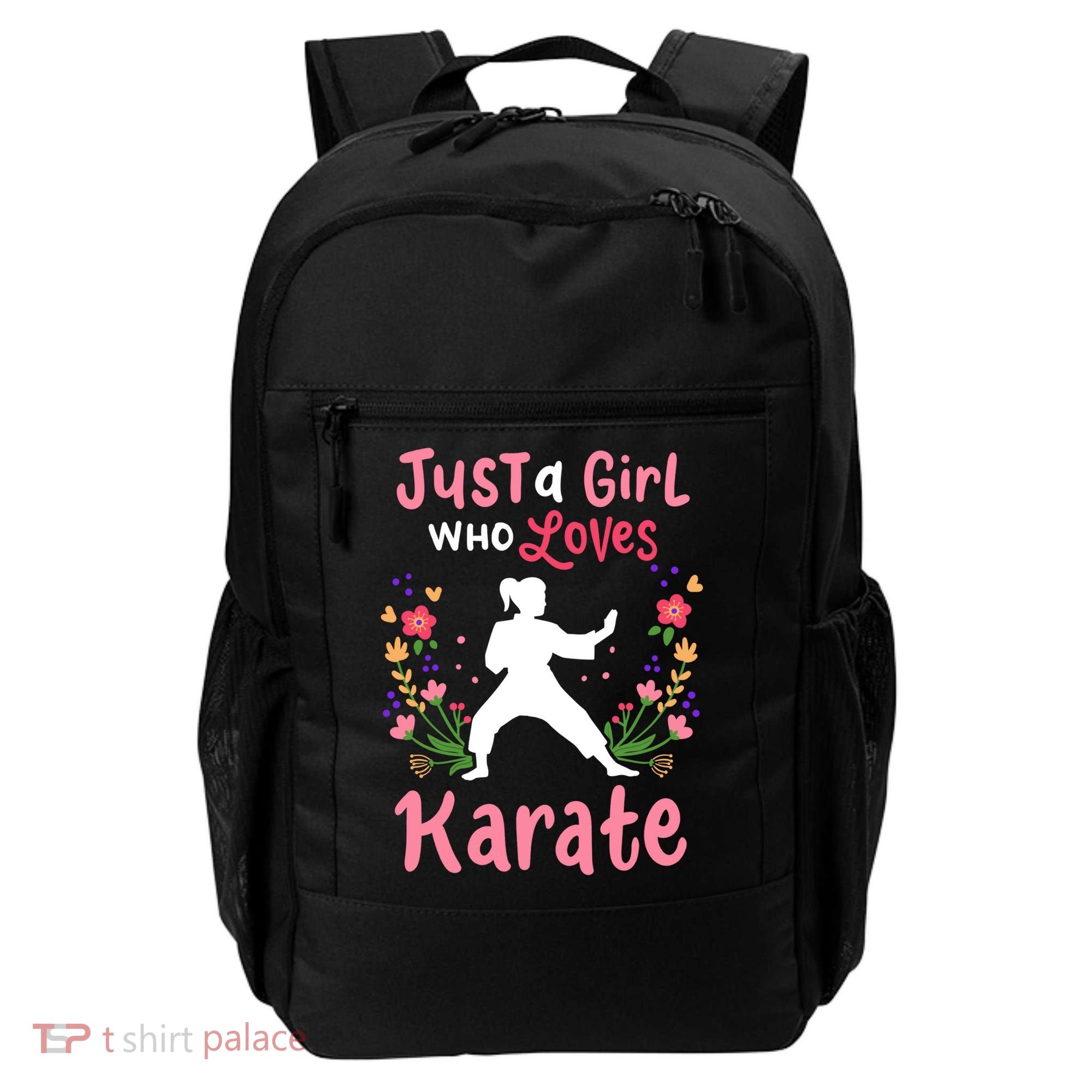 Karate Just A Who Loves Karate Gift Backpack