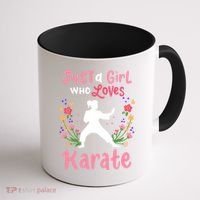 Karate Just A Who Loves Karate Gift Coffee Mug thumb 1