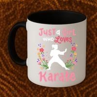 Karate Just A Who Loves Karate Gift Coffee Mug thumb 2