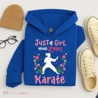 Karate Just A Who Loves Karate Gift Hoodie thumb 4