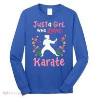Karate Just A Who Loves Karate Gift Long Sleeve Shirt thumb 0