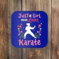 Karate Just A Who Loves Karate Gift Coaster thumb 0