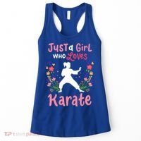 Karate Just A Who Loves Karate Gift Women's Tank Top thumb 0