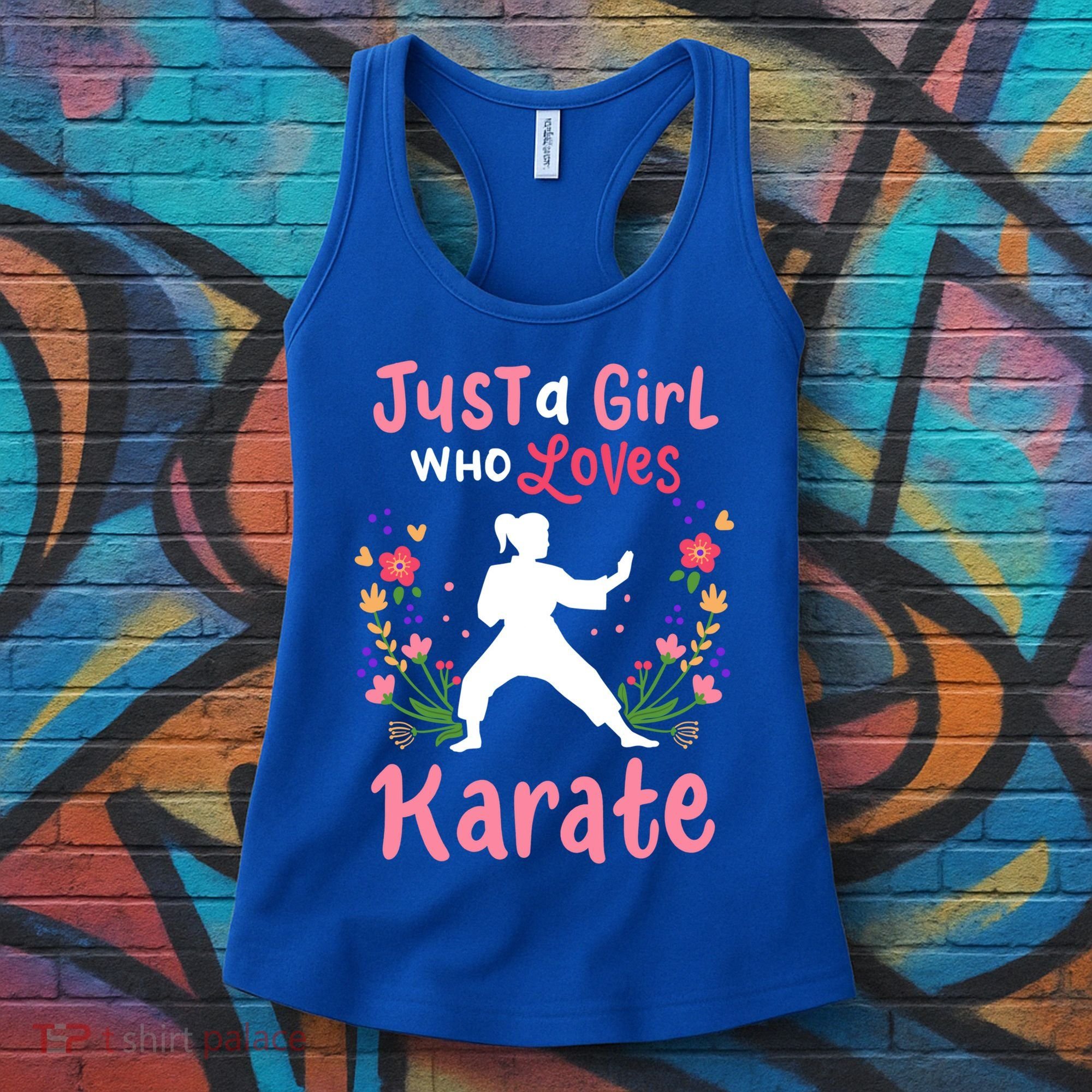 Karate Just A Who Loves Karate Gift Women's Tank Top
