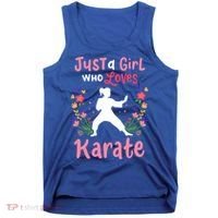 Karate Just A Who Loves Karate Gift Tank Top thumb 0