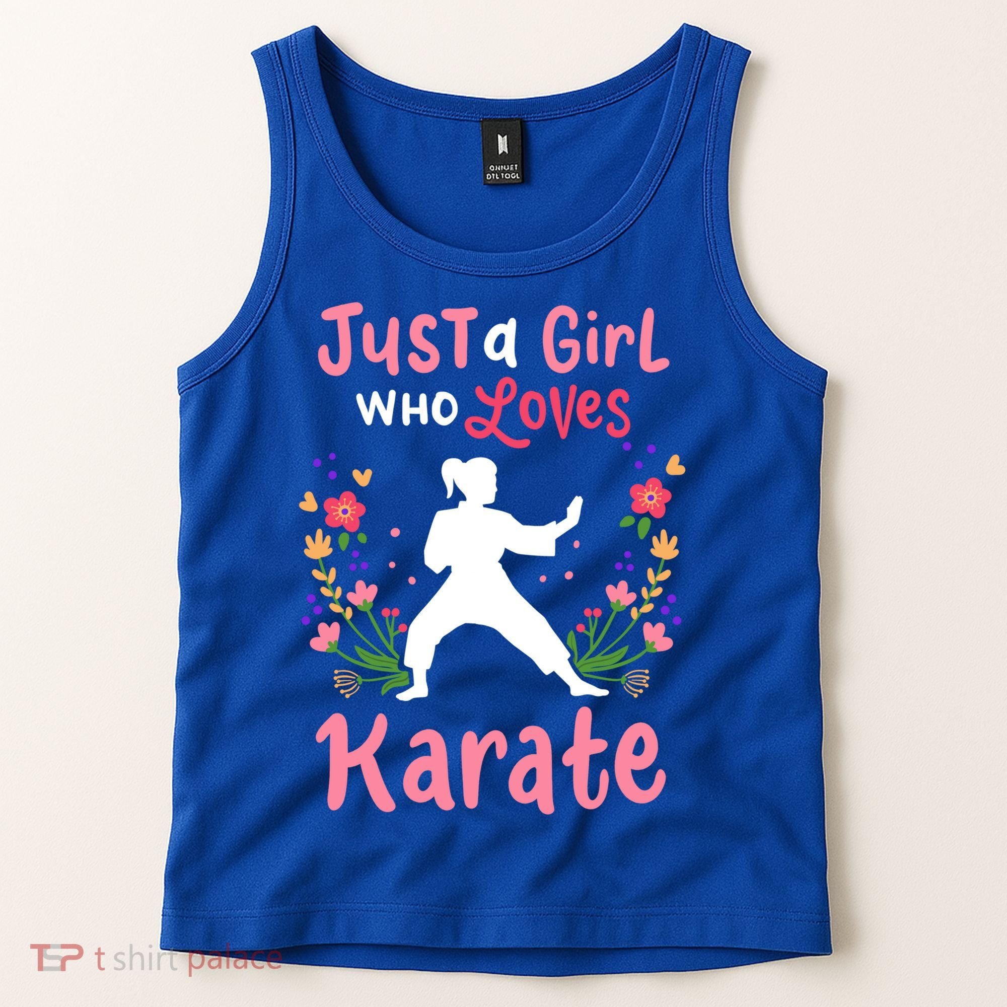Karate Just A Who Loves Karate Gift Tank Top