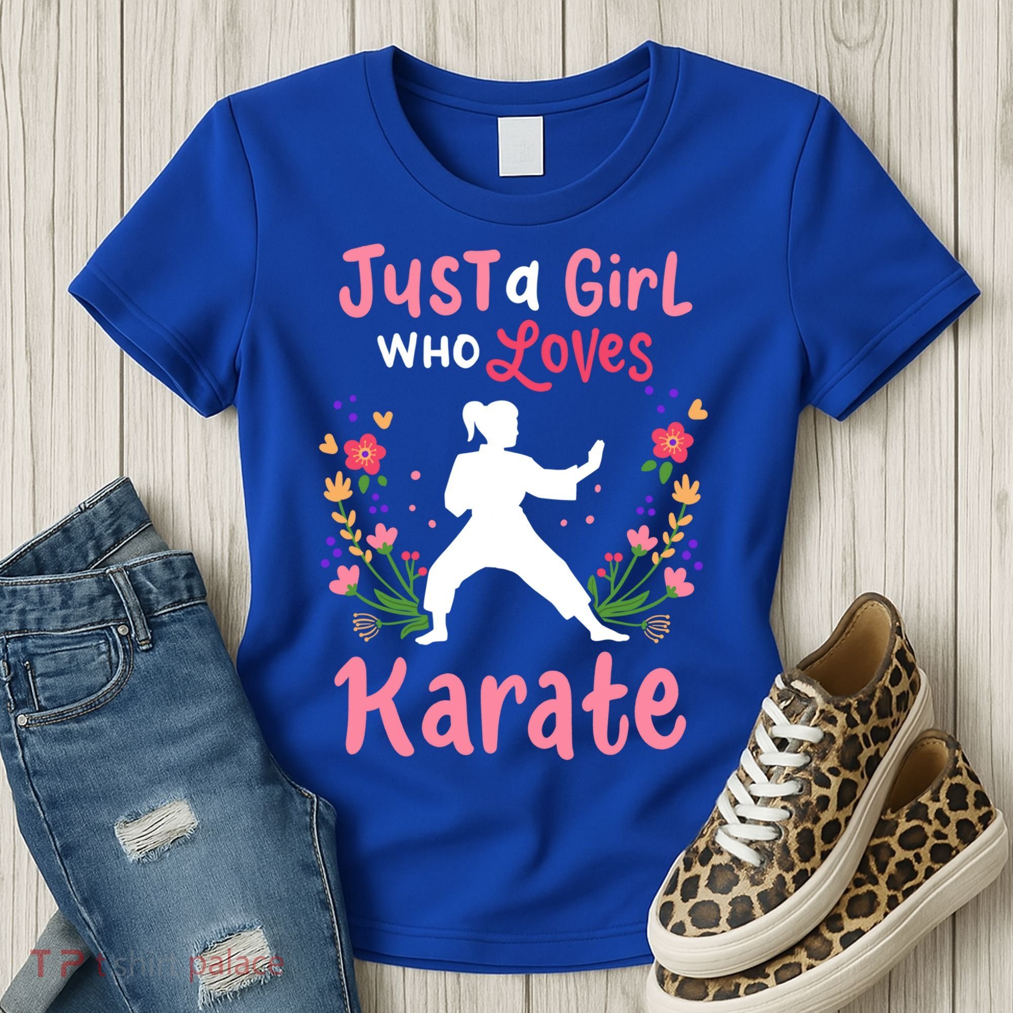 Karate Just A Who Loves Karate Gift Women's T-Shirt