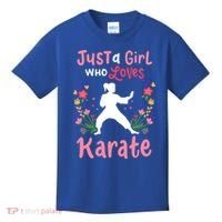 Karate Just A Who Loves Karate Gift Kids T-Shirt thumb 0