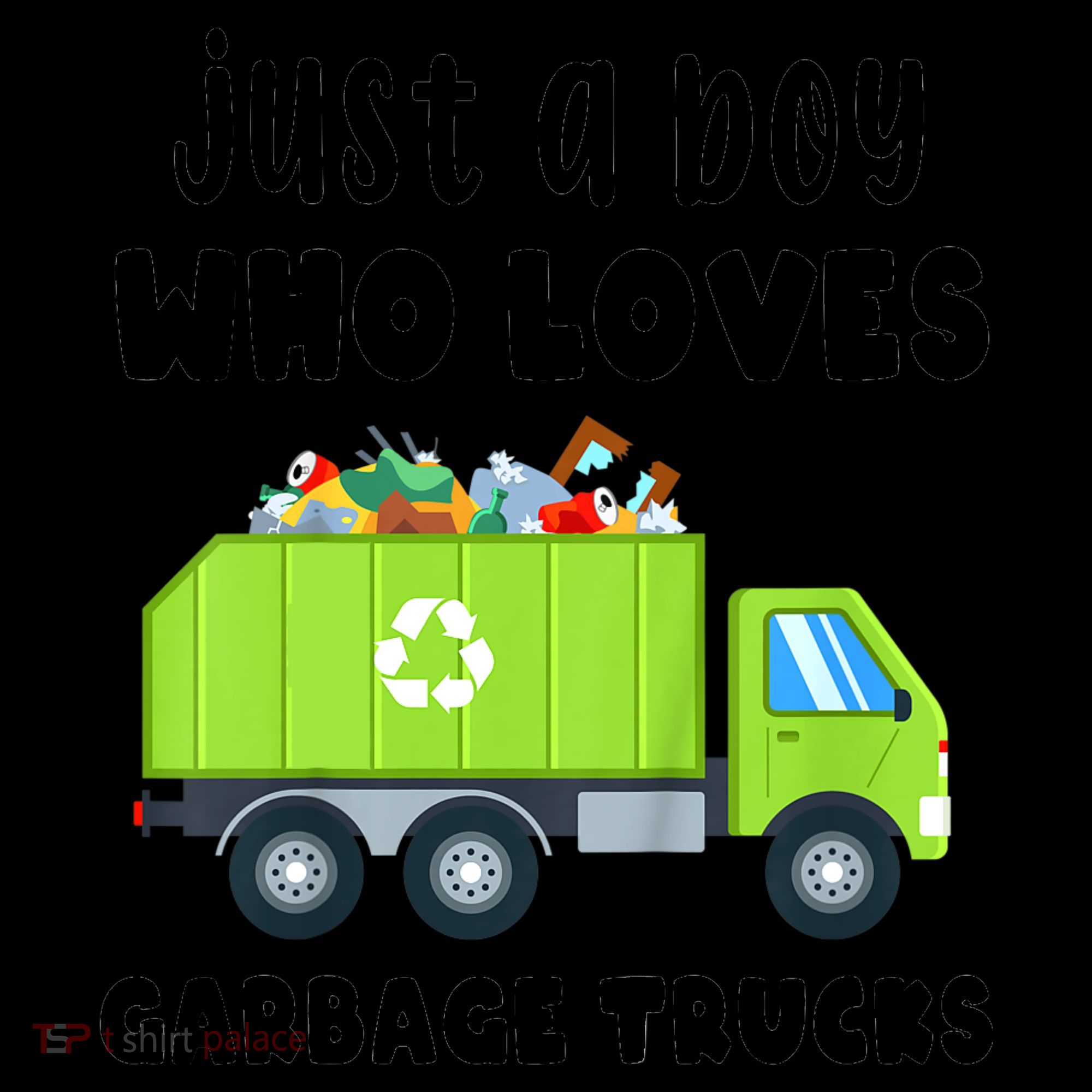 Kids Just A Boy Who Loves Garbage Trucks Coffee Mug