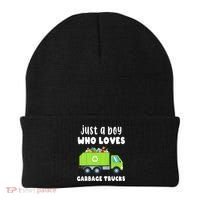 Kids Just A Boy Who Loves Garbage Trucks Beanie thumb 0