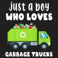 Kids Just A Boy Who Loves Garbage Trucks Beanie thumb 2